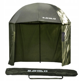 Водостійка рибальська парасолька з боковими стінками Sahido Fishing Shield Advanced 220