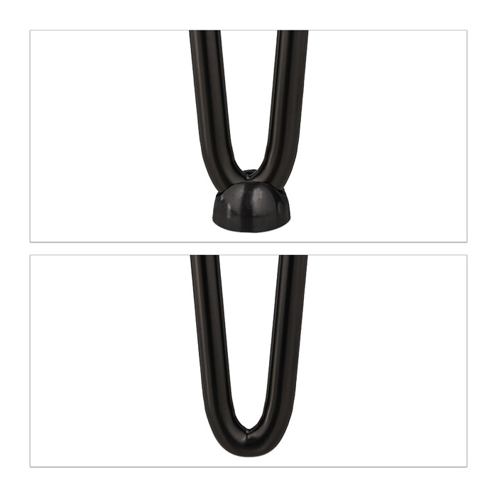 Set of 4 Hairpin Legs with 2 Braces