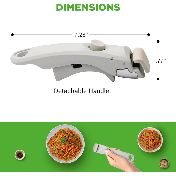Набір посуду NutriChef 18 предметів з керамічним покриттям, знімні ручки, без PTFE, антипригарний, економний, для духовки та плити (зелений, знімні ручки)