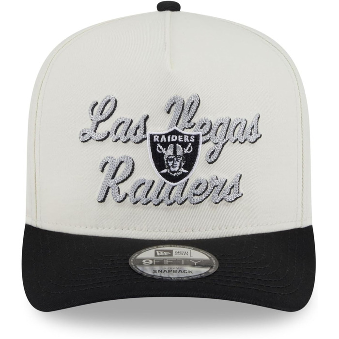 Кепка New Era NFL Las Vegas Raiders 9Forty A-Frame чорна, оригінальна бейсболка
