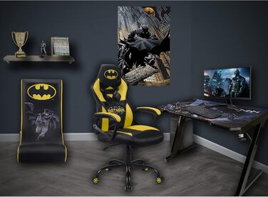Дитяче ігрове крісло Subsonic Batman, офіційна ліцензія DC Comics, для геймерів та офісу