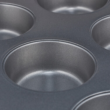 Relaxdays 12-Cup Muffin Tin Set of 2