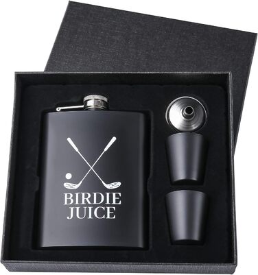 Фляга з нержавіючої сталі 8oz (240мл) з подарунковим набором: 2 склянки та воронка. Фляга для віскі, вина, горілки. Зручна для транспортування алкоголю.