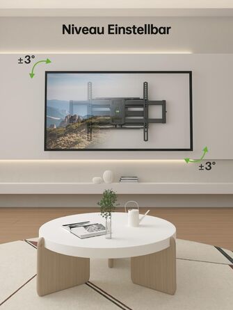Кріплення для телевізора USX-MOUNT, поворотне та нахильне, для LED, LCD, Plasma (47-84 дюймів), VESA 600x400 мм, подвійний подовжуваний кріплення, до 60 кг