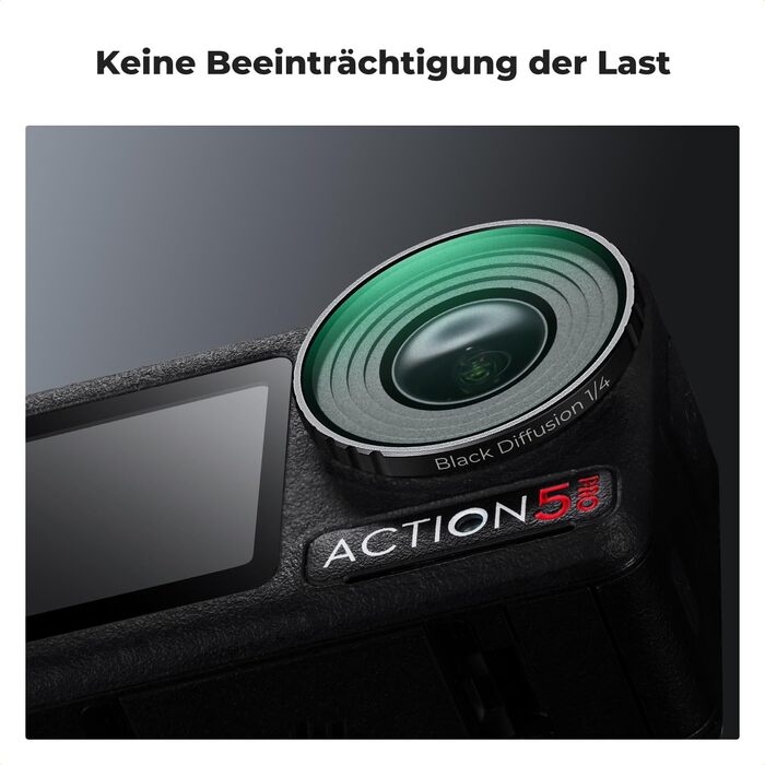 Фільтри ND K&F Concept для DJI Osmo Action 5/4 PRO: набір 6 шт. (CPL, ND8, ND16, ND32, ND64, ND256)