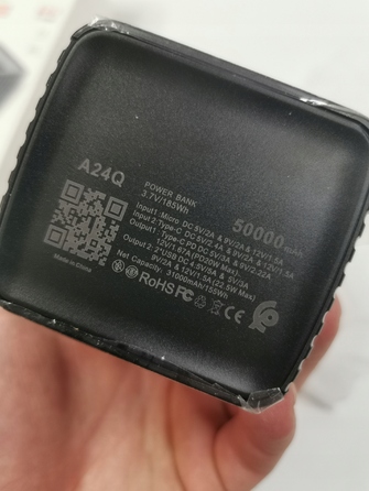 Потужний павербанк Konfulon 50000 mAh, чорний