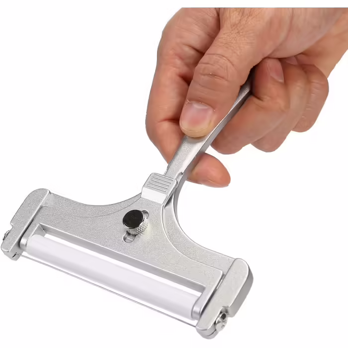 Stainless Steel Cheese Slicer Set and Cheese Slicer for Soft, Semi-Hard, Hard Cheese Kitchen Tool 2-Piece Set