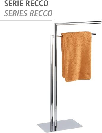 Підставка для рушників WENKO Recco, хром, з нержавіючої сталі, 48 x 80.5 x 20 см