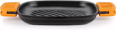 BRA Efficient Iron | Striped Square Grill, 24 cm, Black