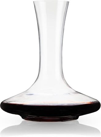 Whisky Reserve European Crystal Decanter Glass Wine Preserver Carafe holds 1 standard 750 ml bottle, 1.75 ml, 1 piece