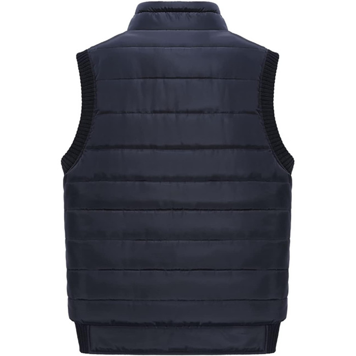 Чоловіча жилетка VtuAOL, тепла зимова жилетка з флісовою підкладкою, для активного відпочинку, чорна, XL