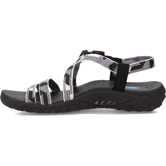 Сандалі жіночі Skechers Reggae Tasse - Oh,snap! чорно-білі (38 EU)