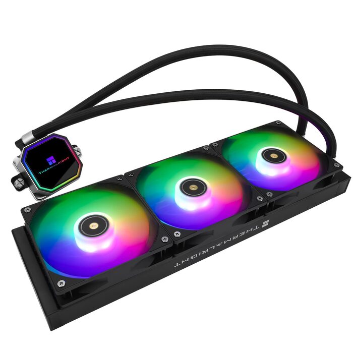 Система рідинного охолодження процесора Thermalright Frozen Prism 360 White ARGB, 360мм, 3 PWM вентилятори, для Intel LGA1700/1851/1200/115x та AMD AM4/AM5, Білий