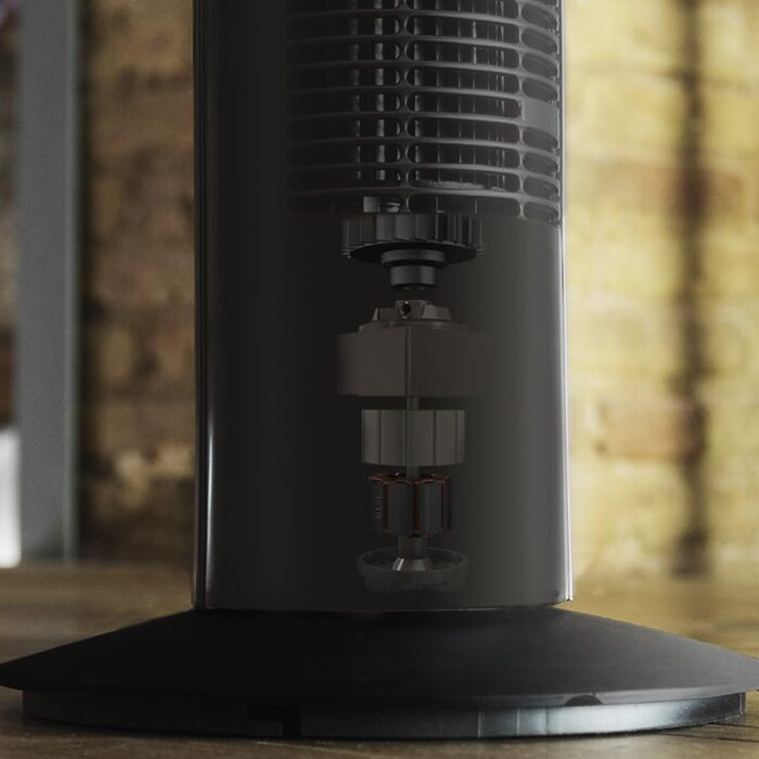 Вентилятор Cecotec Digitale Turm EnergySilence 890 Skyline, 50 Вт, 76 см, з таймером, пультом, мідний мотор, 3 швидкості, 3 режими, чорний