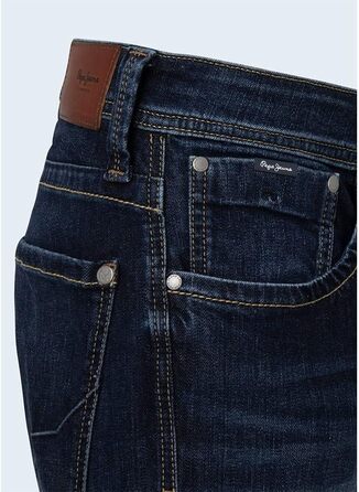 Джинси чоловічі Pepe Jeans Kingston Zip, сині (Denim-z45), 32W/32L