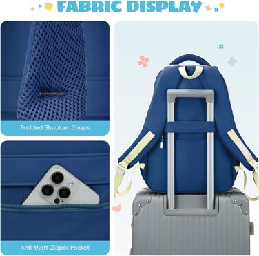 Шкільний рюкзак для дівчаток-підлітків 2025, для старшої школи, водонепроникний, для ноутбука 15.6