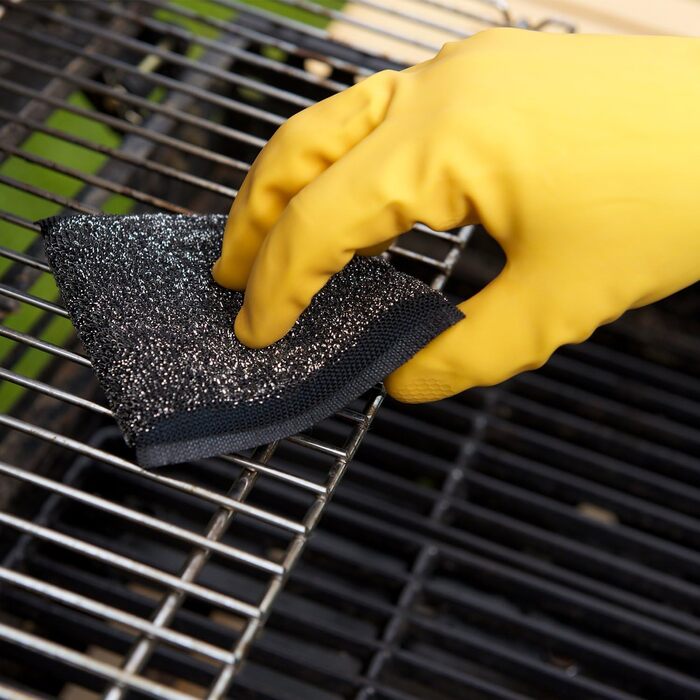 Marigold Scrub Away Stainless Steel Scouring Pad, 20 Pack of 1 Each, Grey, 11 x 1.8 x 15.5 cm