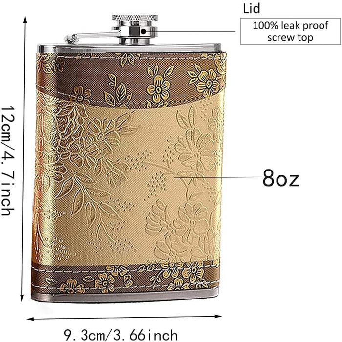 Фляга з нержавіючої сталі, 237 мл, набір, металевий стакан для напоїв, з гвинтовою кришкою, для туризму, кемпінгу, барбекю, бару