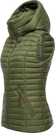 Жіноча перехідна куртка Navahoo Shadaa з капюшоном, легка стьобана жилетка, розмір 3XL (XS, Dusty Olive)