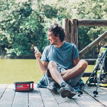 Радіо Midland ER300: аварійне радіо, Powerbank, FM/AM, динамо-ліхтарик, USB, акумулятор, C1173