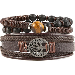 Браслети HZMAN з натуральної шкіри 