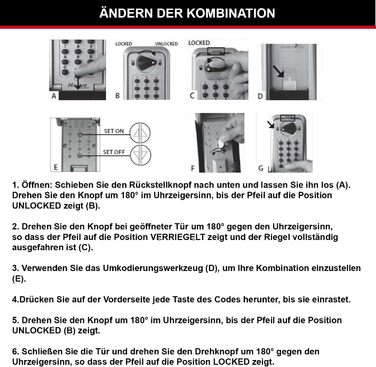 Сейф для ключів Master Lock сертифікований, великий, настінний, зовнішній, 17.3 x 10.3 x 7.5 см, підвищена безпека