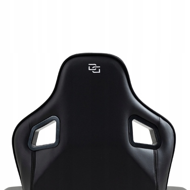 Ігрове крісло Delagear G 808, чорне, оббивка з тканини