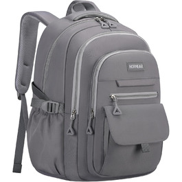 Шкільний рюкзак для дівчаток сірого кольору: стильний, місткий, для навчання та повсякденного використання