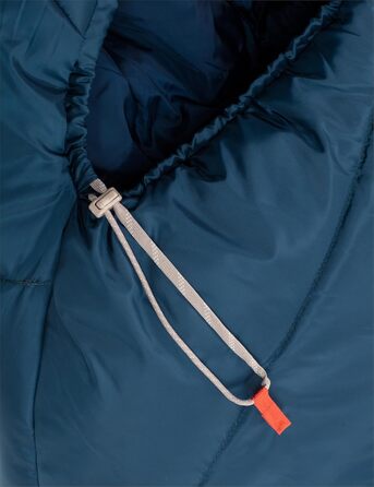 Спальний мішок VAUDE Sioux 800 II, блакитний, 2-8°C, для 3 сезонів, 220x80 см, синтетика, для кемпінгу