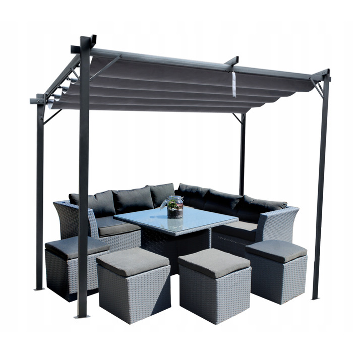Садова альтанка GardenLine, 3 x 3 x 2,3 м