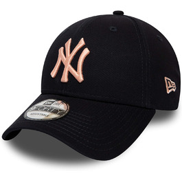 Кепка New Era Trucker 9Forty MLB (Янкис/Доджерс) - жіноча, універсальний розмір, темно-синій/рожевий