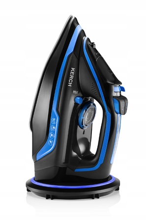 Бездротова керамічна праска Kerch Ultimate Blue, 2600 Вт, 450 мл