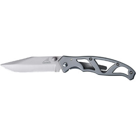 Gerber folding knife with plain edge and pocket clip (Plain edge 7.6 cm (EU))