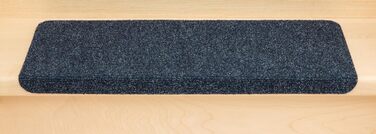 Ramon Rectangular Step Mats by Kettelservice-Metzker - Blue Rubber Stair Treads (No Plastic Corners)
