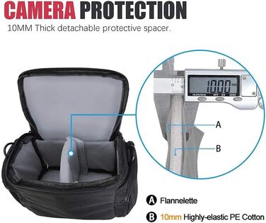 Чохол для камери Cwatcun: водонепроникний, для Canon, Nikon, Sony (SLR/DSLR), з кріпленням на плече