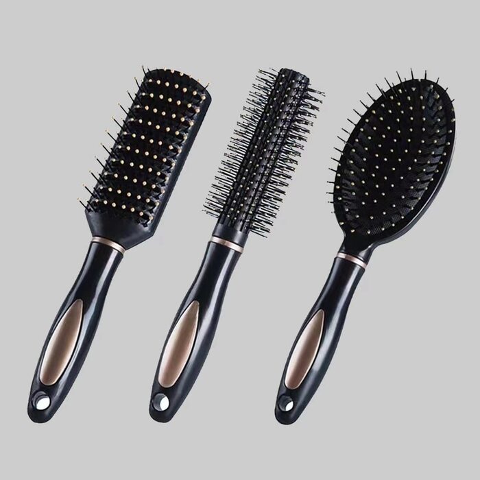 Набір гребінців та щіток для волосся 3 шт. Антистатичні, масажні, для жінок, чоловіків, дітей. Підходить для всіх типів волосся (мокрого та сухого)