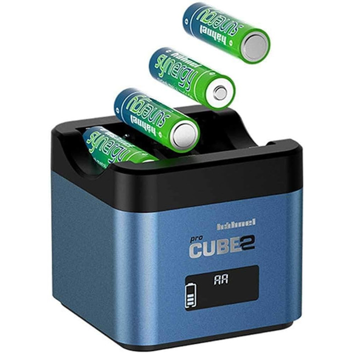 Зарядний пристрій Hähnel ProCube 2 для Panasonic DSLR - зарядка акумуляторів DMW-BLC12, BLF19, BLK22 - EU/UK/USA роз'єми, USB-порти