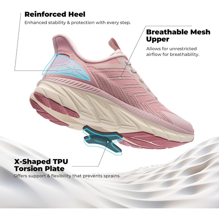 Жіночі спортивні сліпони ALLSWIFIT, рожеві, для тенісу, фітнесу, крос-тренінгу, зручні, дихаючі, з антиковзким покриттям (40 EU)