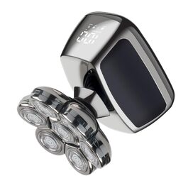 Електрична машинка для гоління голови Qhecomce 6-в-1, чоловіча, з 7 плаваючими головками, для сухого та вологого гоління, чорна