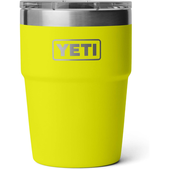 YETI Rambler Stackable Cup with MagSlider Lid - 16 oz (475 ml) - Firefly Yellow