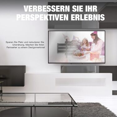 Настінний кріплення для телевізора з довгим шарнірним кріпленням, нахилом, поворотом та обертанням, висувним, для LCD/LED/OLED телевізорів 32-80 дюймів, 50 кг, VESA 600x400 мм