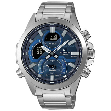 Чоловічий годинник Casio ECB-30D з секундоміром, водонепроникністю та Bluetooth