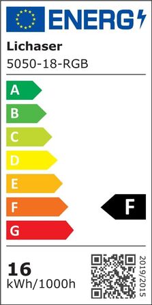 Набір світлодіодних LED-лінійок Lichaser для акустичних панелей, чорний, 6 шт. (40см*2, 60см*2, 90см*2)