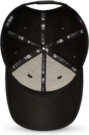 Кепка New Era Milwaukee Bucks 9Forty Snapback чорна, бейсболка NBA, оригінал