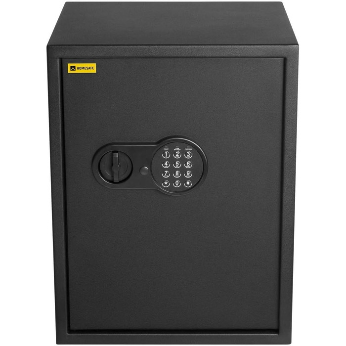 Домашній сейф HomeSafe HV24E з електронним замком, 20x44x38 см. Захист для грошей, прикрас, документів та ноутбука (50x35x35 см)