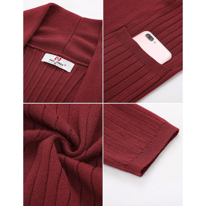 Чоловіча полосочка PJ PAUL JONES Modern/Tailliert (XL, Deep Red)