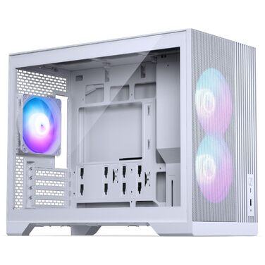 Корпус ПК Phanteks XT M3 Mini-Tower White – компактний Micro-ATX з темперованим склом, підтримкою радіатора 360 мм та відеокарти 430 мм, 3 RGB вентилятори