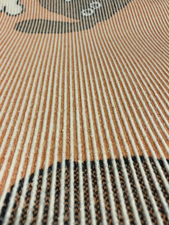 Килимок для собак Elropet Premium 30mm, неслизький, S/M/L, для маленьких та великих собак, Vet Bed, найвища якість (S 80x50 см, кістка помаранчевого кольору)