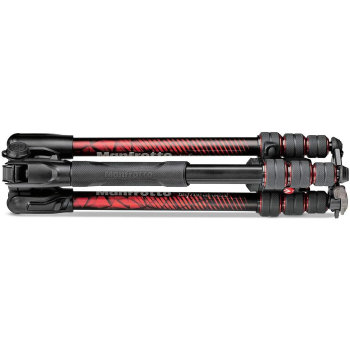 Алюмінієвий штатив Manfrotto Advanced Tripod з кулястою головкою (Twist Locks, червоний)