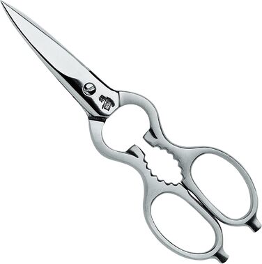 Кухонні універсальні ножиці ZWILLING 20 см, нержавіюча сталь, сріблясті, багатофункціональні, виробництво Німеччина